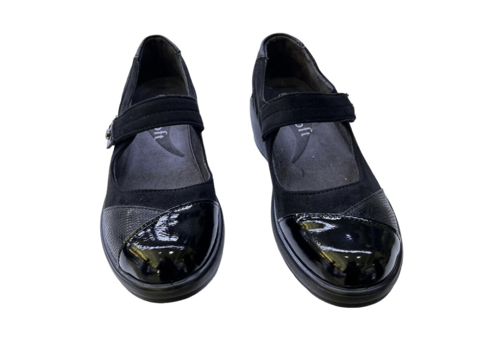 Zapato merceditas en negro de Mysoft 23M527. M-154