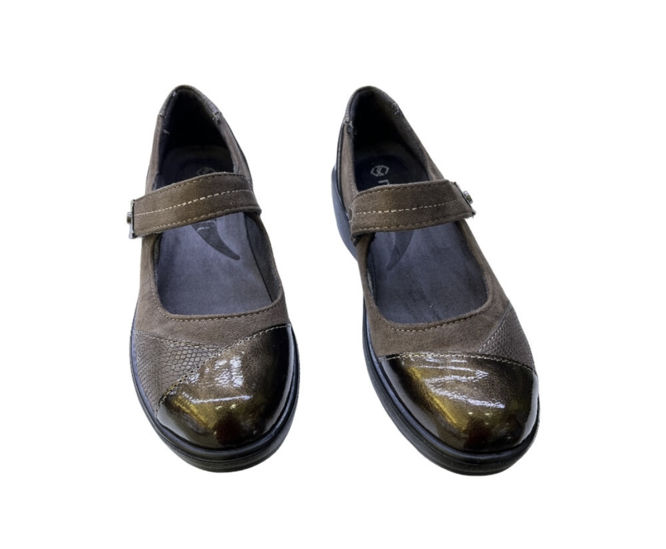 Zapato merceditas en marrón de Mysoft 23M527. M-155