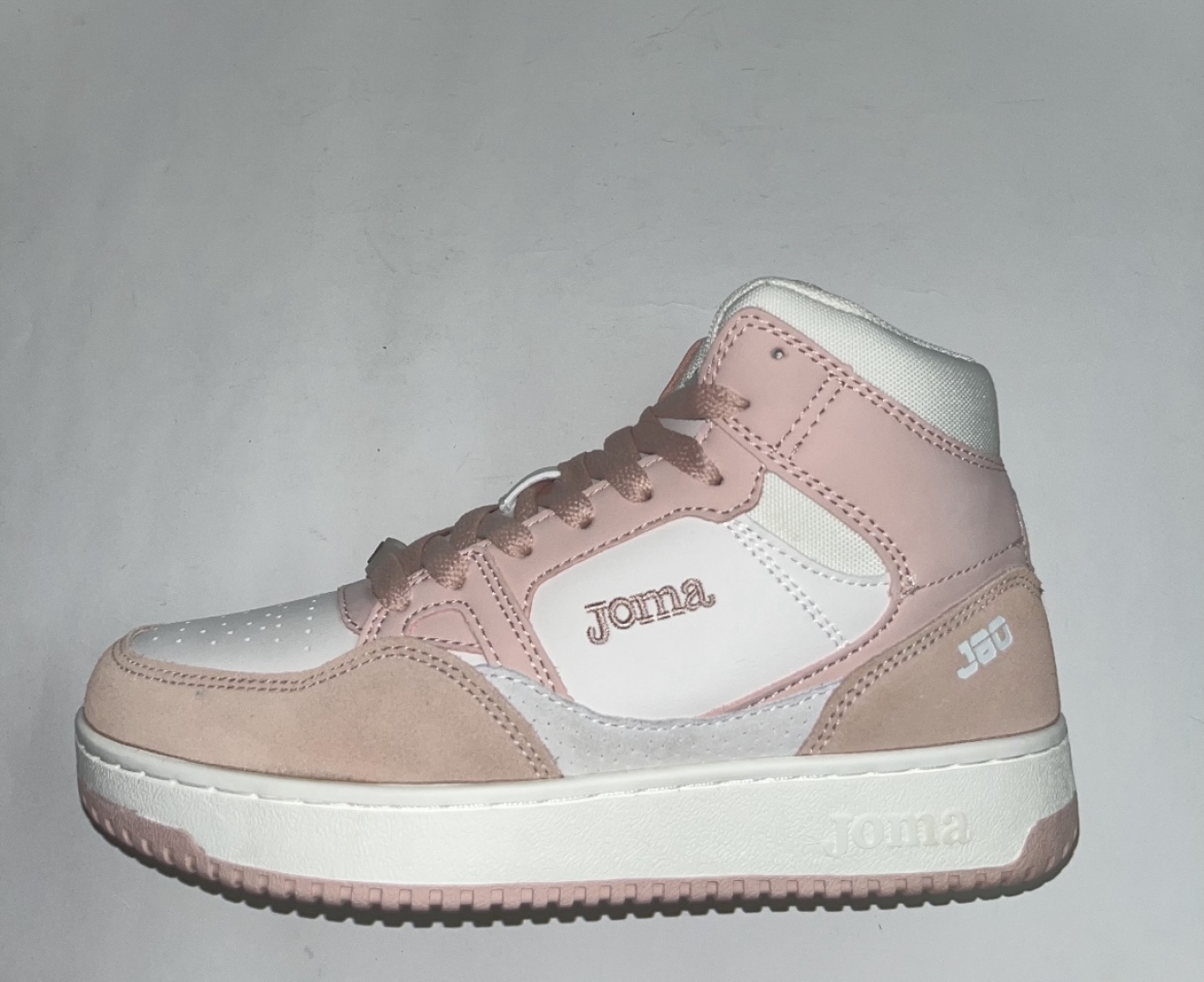 Bota deportiva para mujer en blanco y rosa C180 de JOMA. D-161