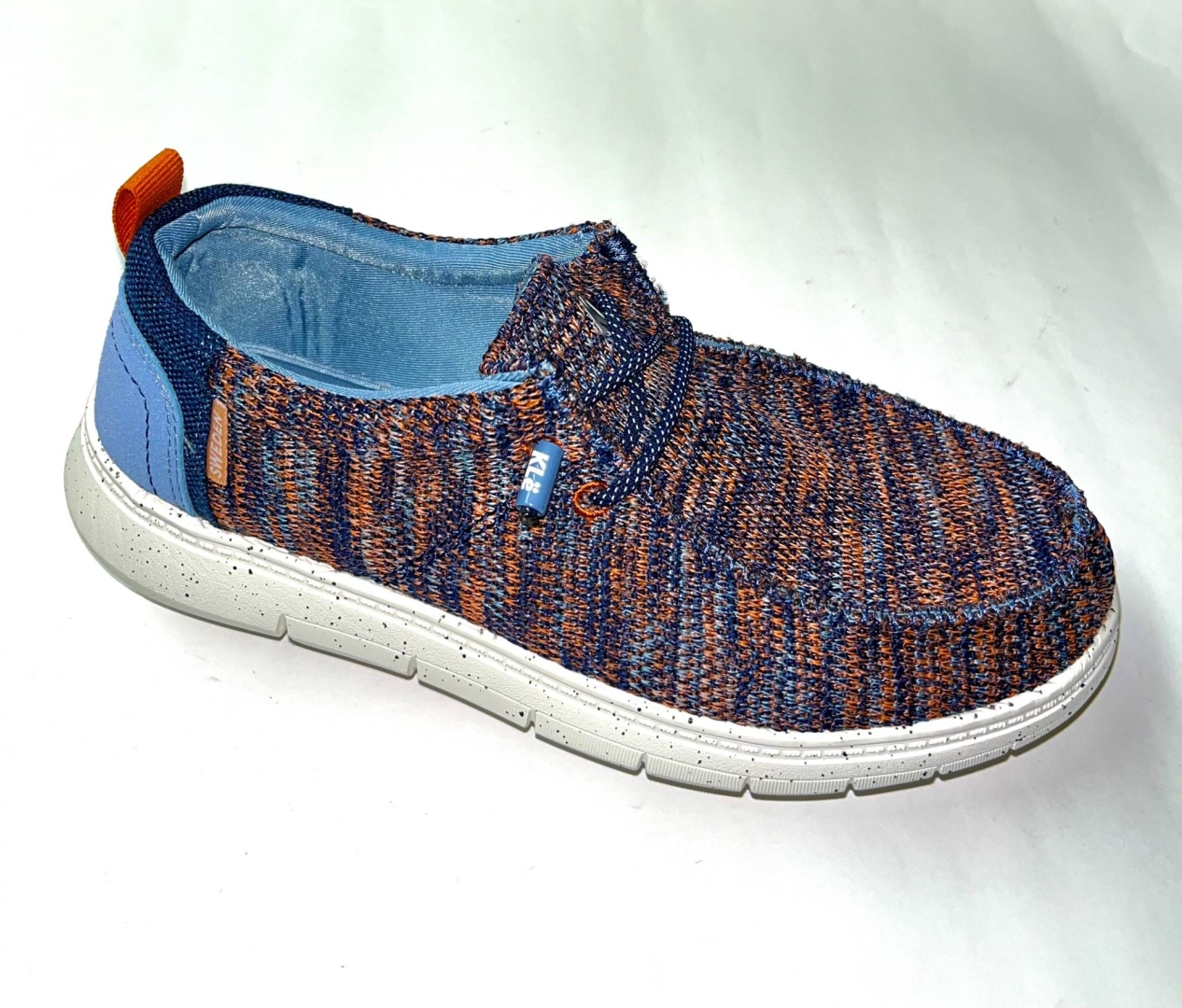 Zapato casual para hombre en textil azul Philip de SWEDEN KLE. H-358