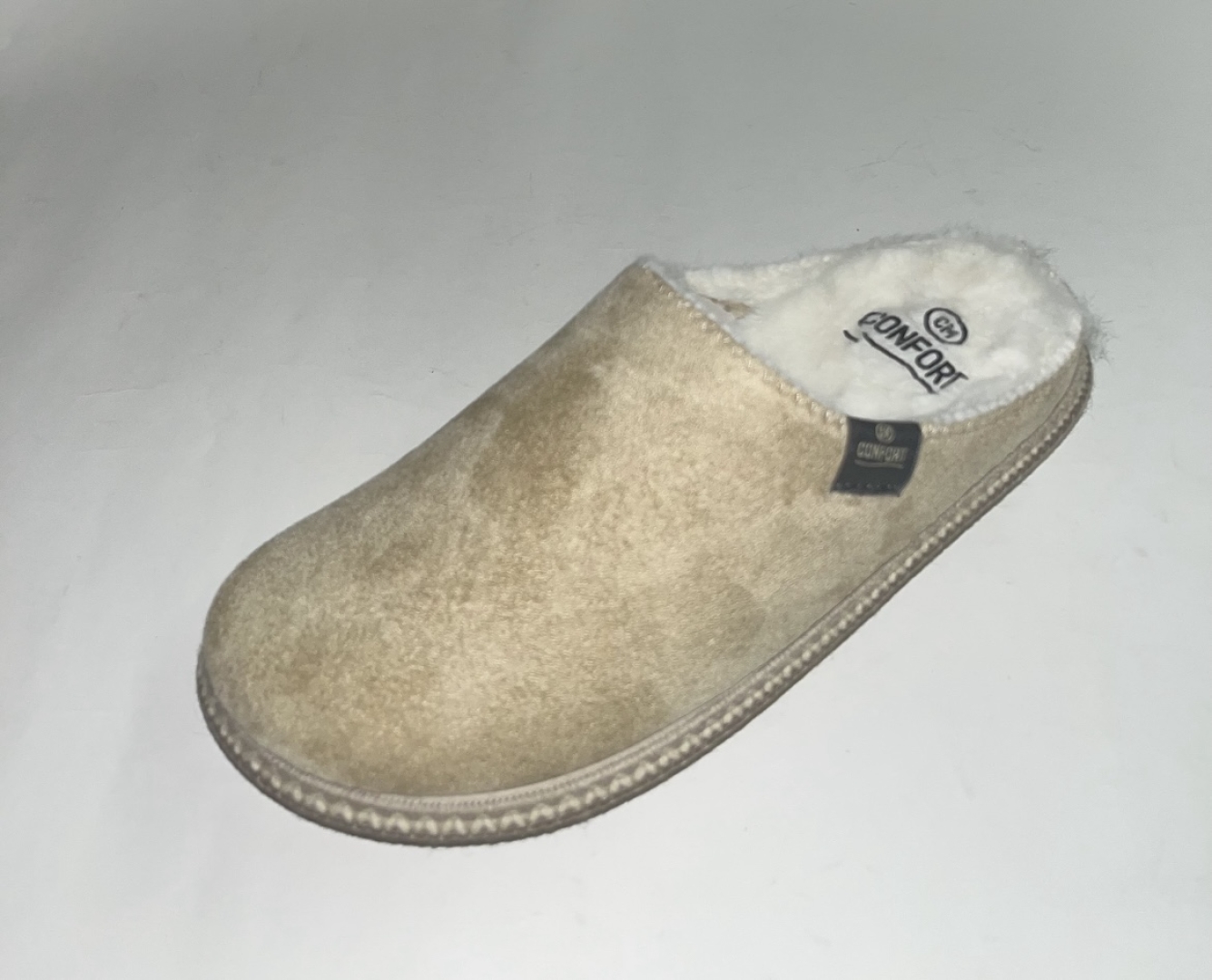 Zapatilla de casa en chancla para mujer tipo zueco de CALZAMUR. T-743