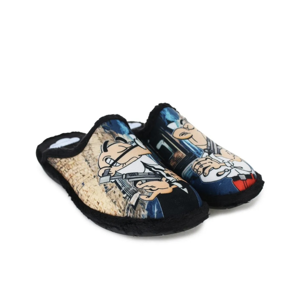 Zapatillas para hombre inspiradas en MORTADELO Y FILEMÓN de SUAVEFLEX. T-703