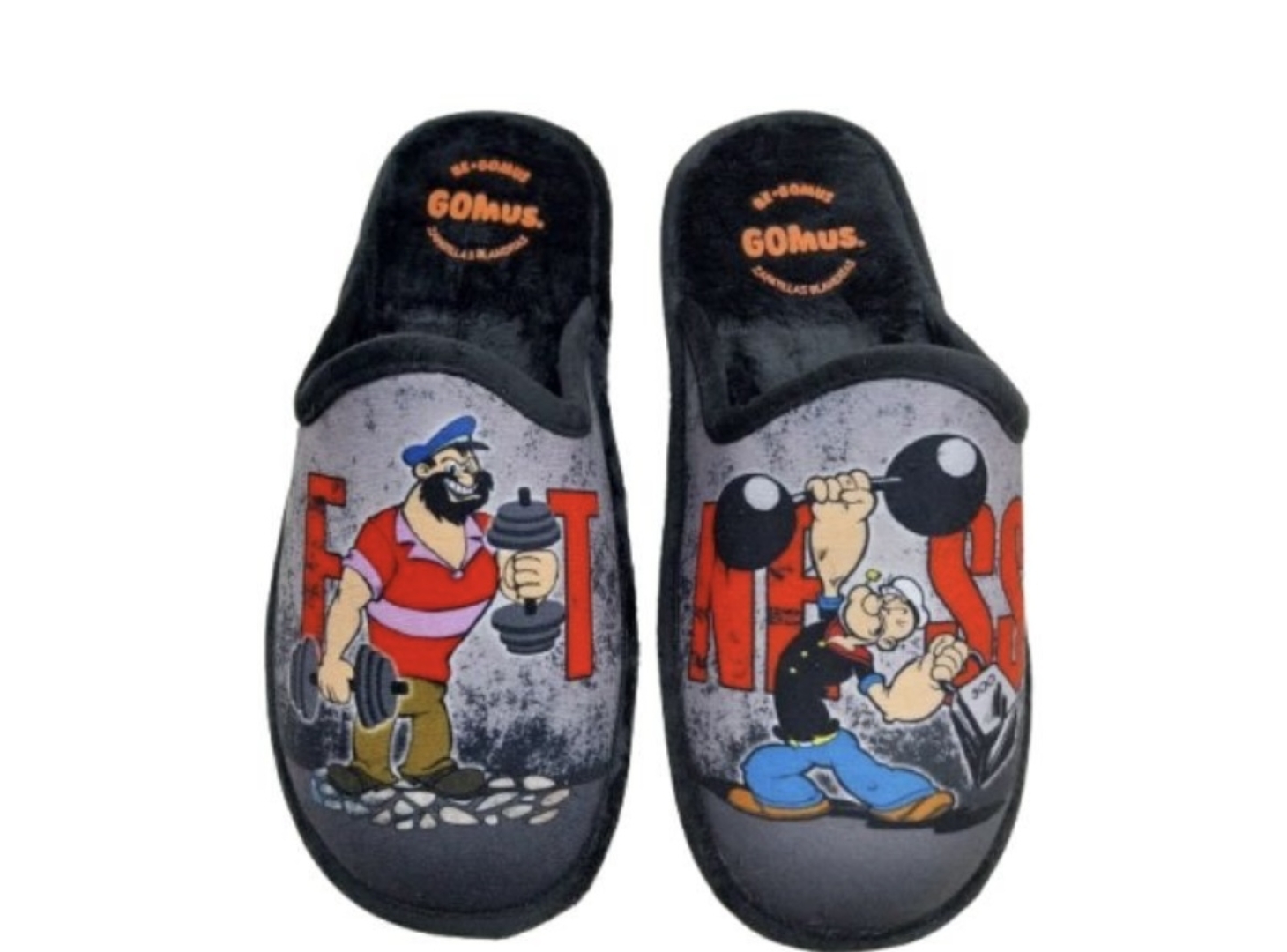 Zapatilla chancla para hombre inspiradas en POPEYE Y BRUTUS de GOMUS. T-697
