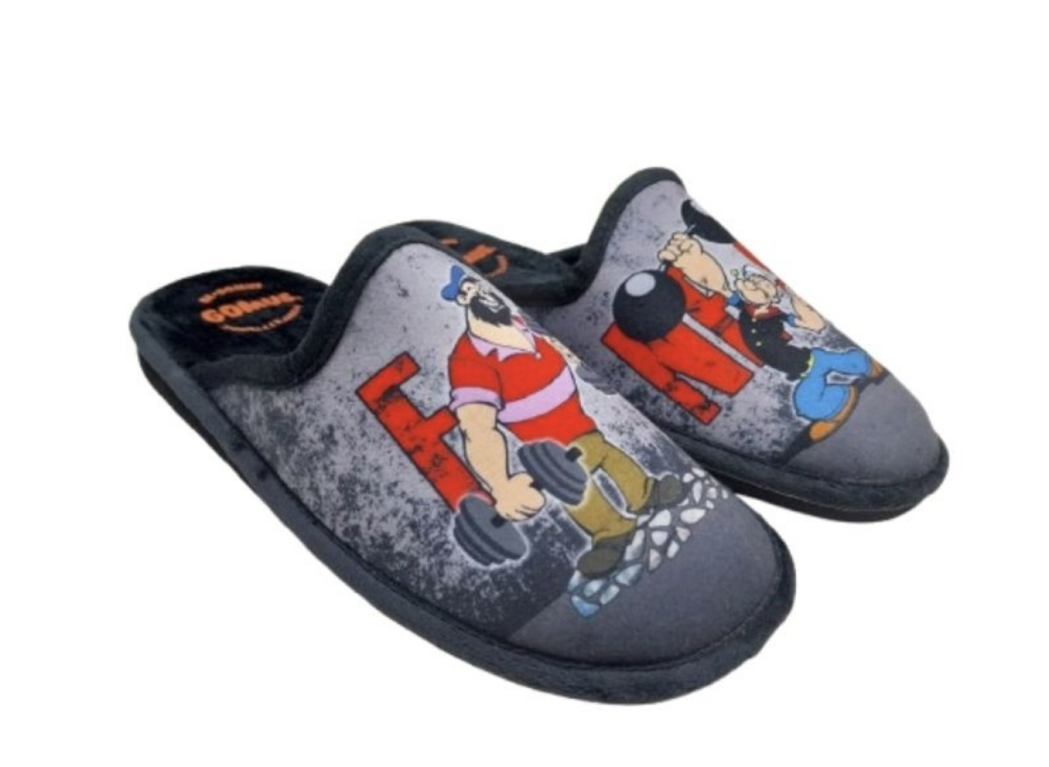 Zapatilla chancla para hombre inspiradas en POPEYE Y BRUTUS de GOMUS. T-697