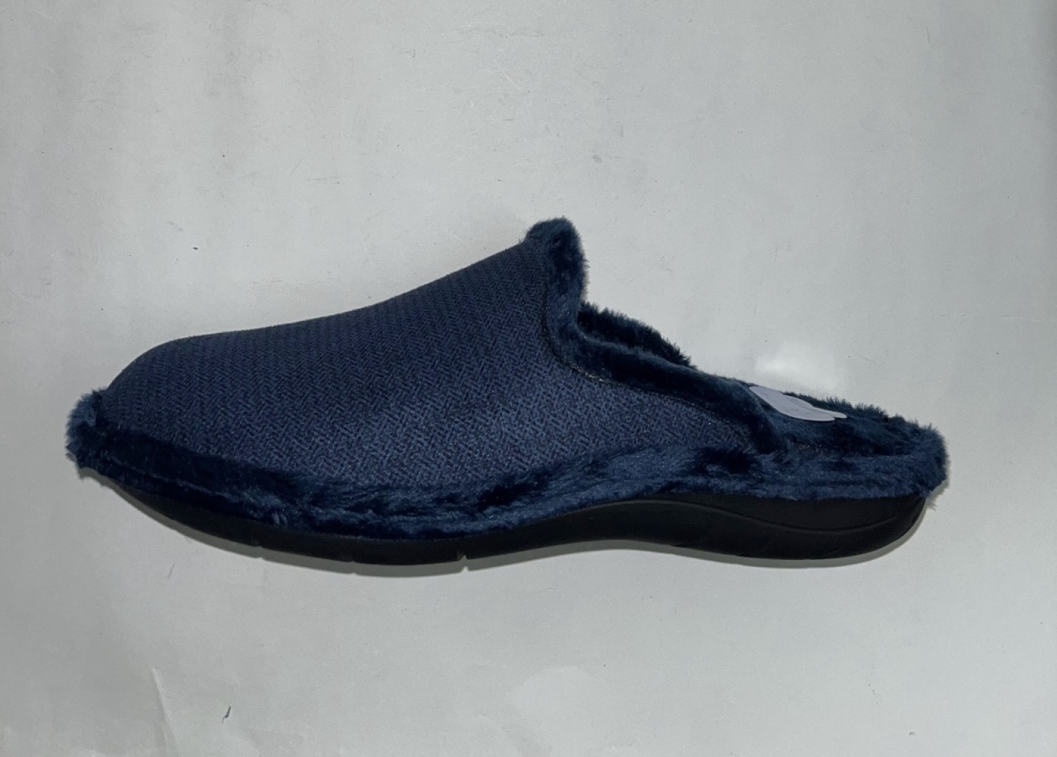 Zapatilla chancla de invierno para hombre en marino de SUAVEFLEX. T-704