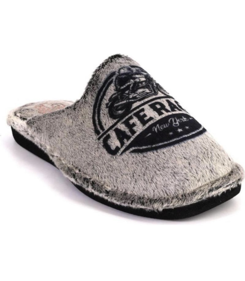 Zapatillas para hombre en gris con motorista de BEREVERE. T-680