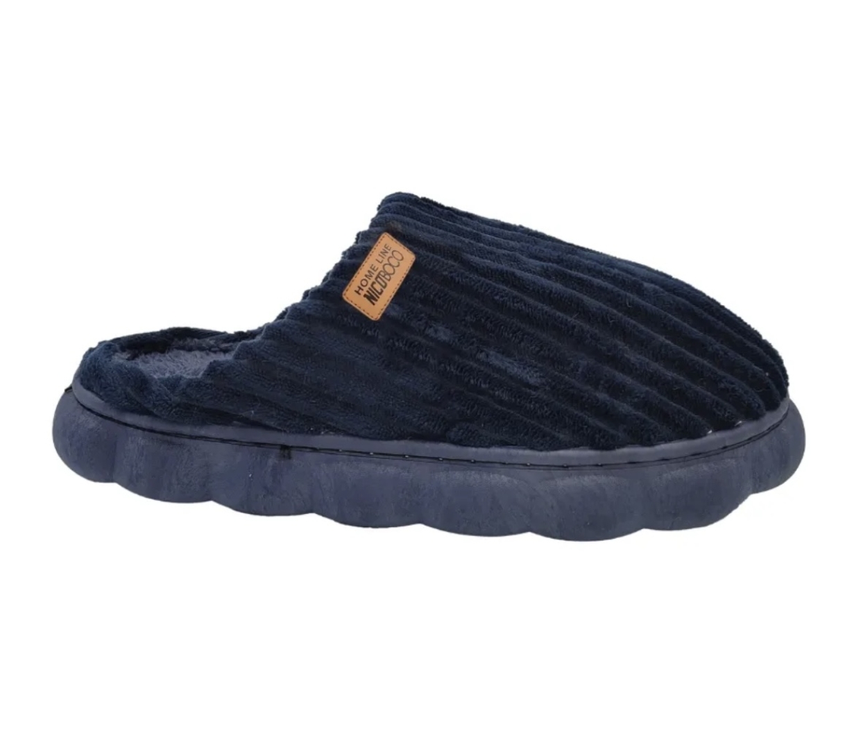 Zapatillas en marino para hombre súper cómodas de NICOBOCO. T-684
