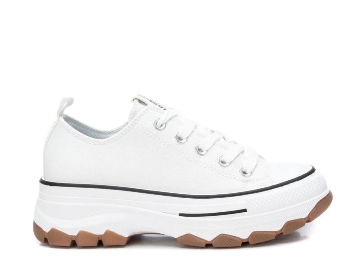 Zapato REFRESHOES para mujer en lona blanca. Ref. 171920. T-423