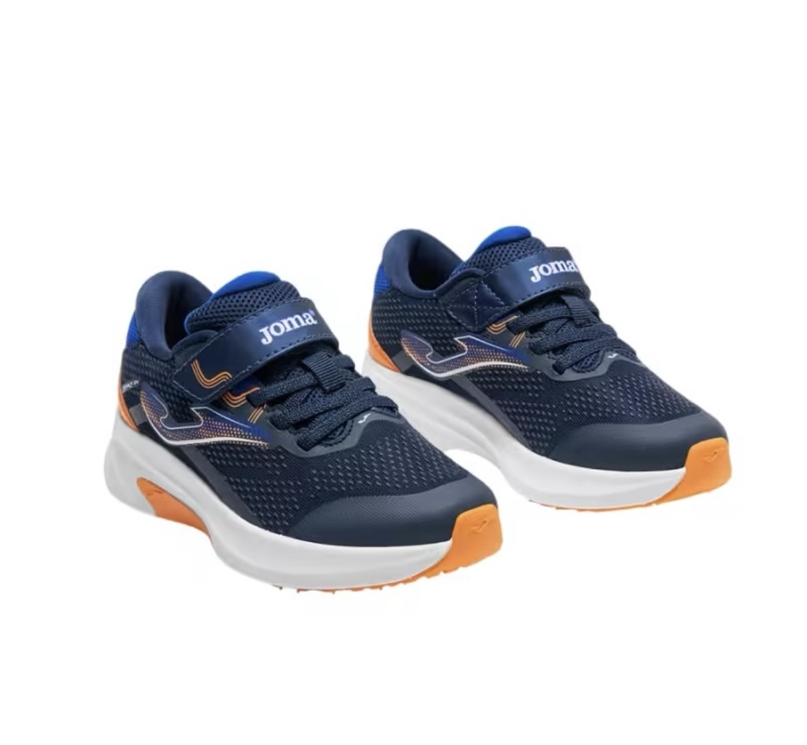 Zapatillas deportivas para niñ@s con belcro en marino Hispalis de JOMA. D-220
