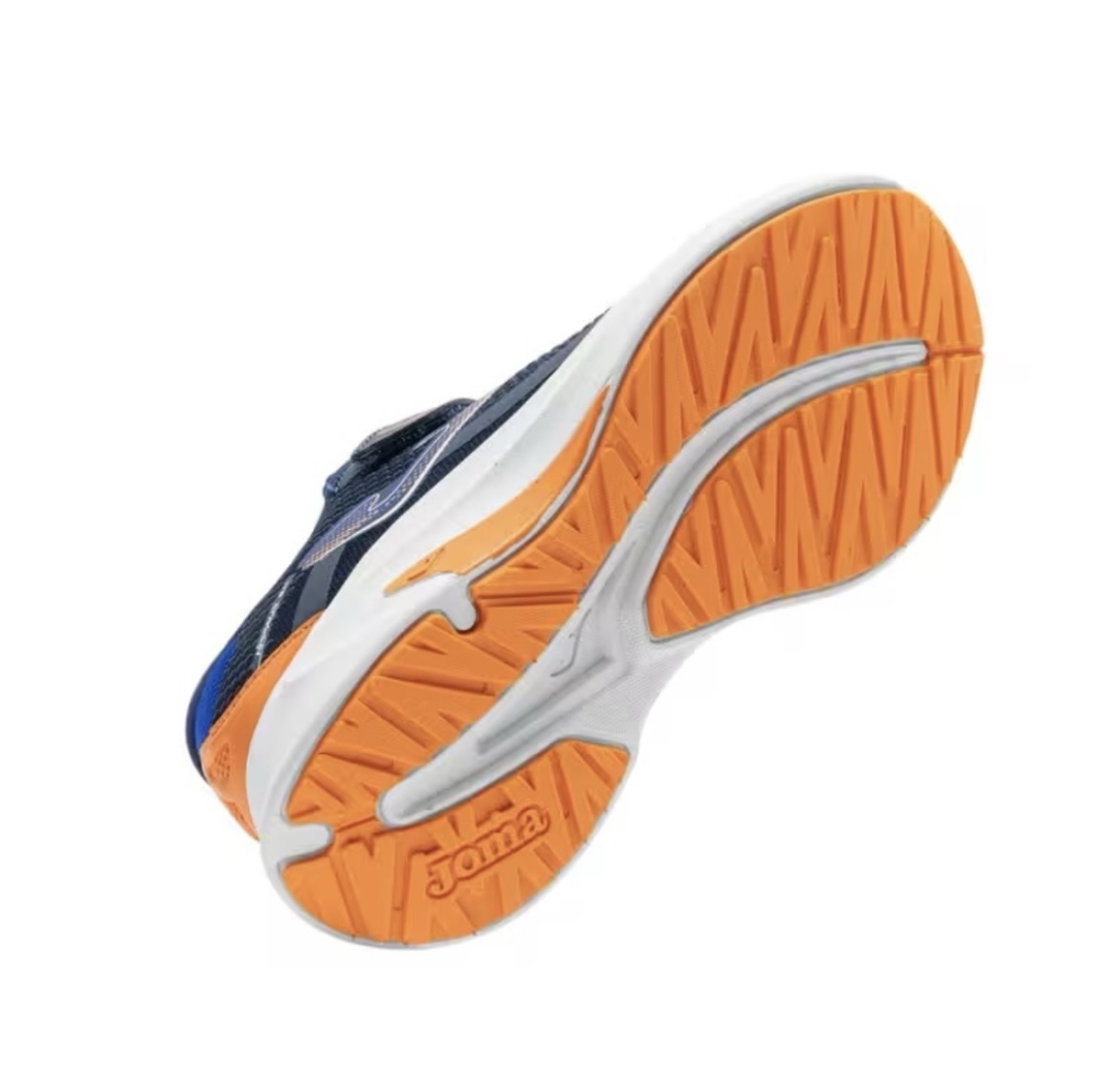 Zapatillas deportivas para niñ@s con belcro en marino Hispalis de JOMA. D-220