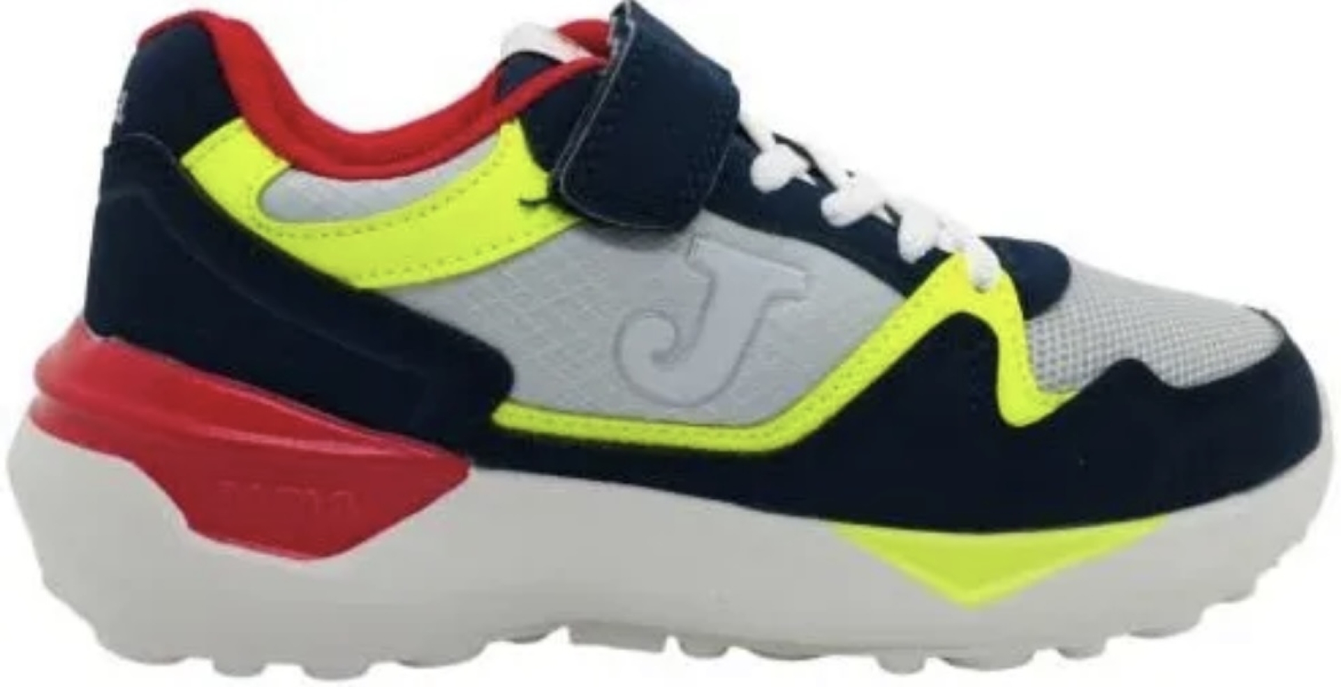 Zapatillas deportivas con belcro para niñ@s en marino y gris 3080 de JOMA. D-221