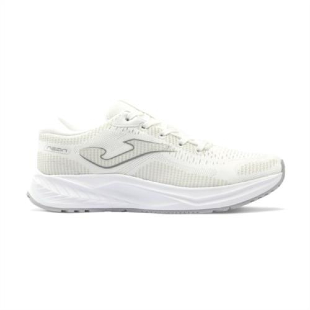Deportivos runing para mujer en tejido técnico blanco Neón de JOMA. D-229