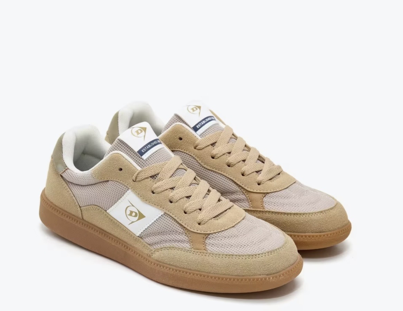 Zapato deportivo en nylon beige 36101 de DUNLOP. H-494