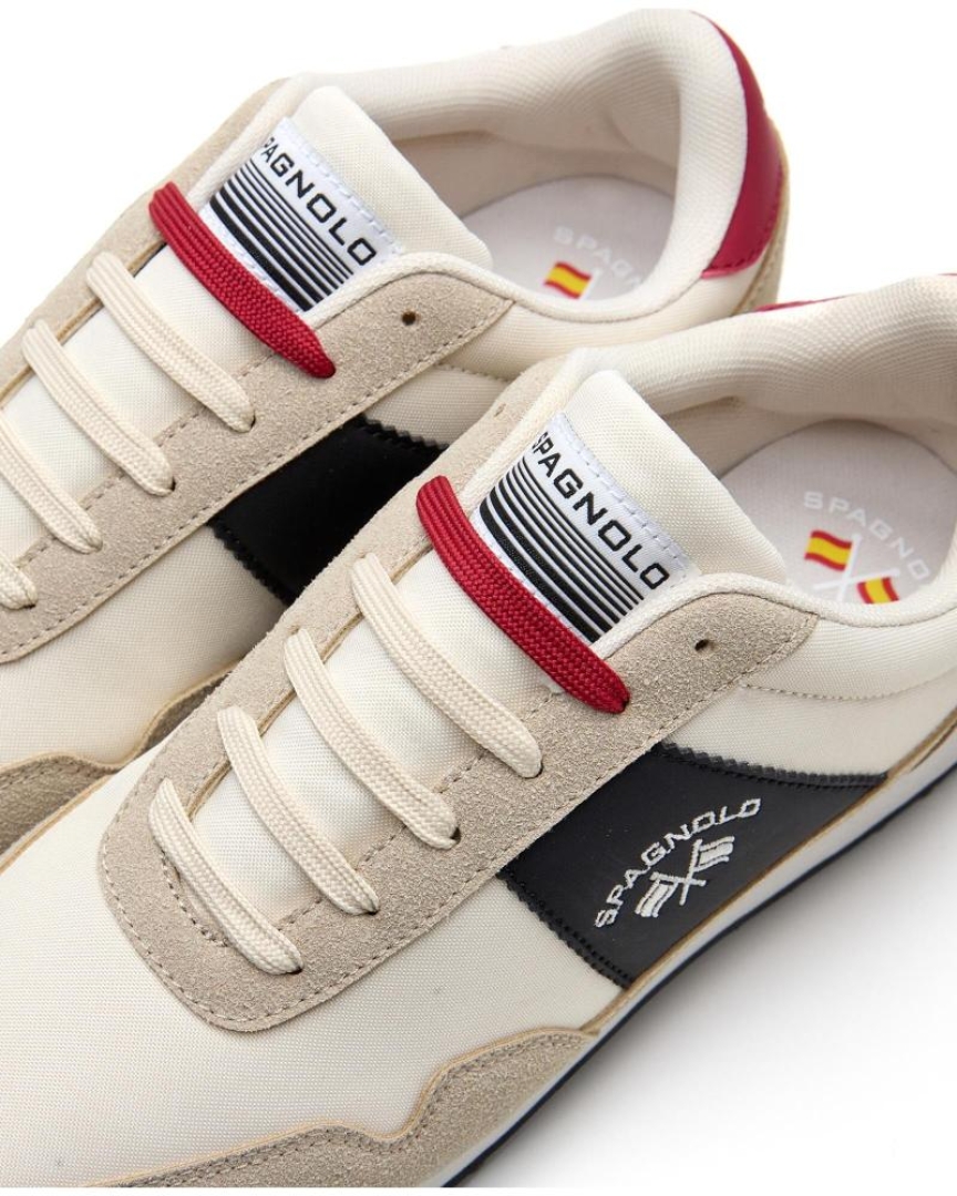 Zapato deportivo en nylon crudo 40057 de ESPAGNOLO. H-492