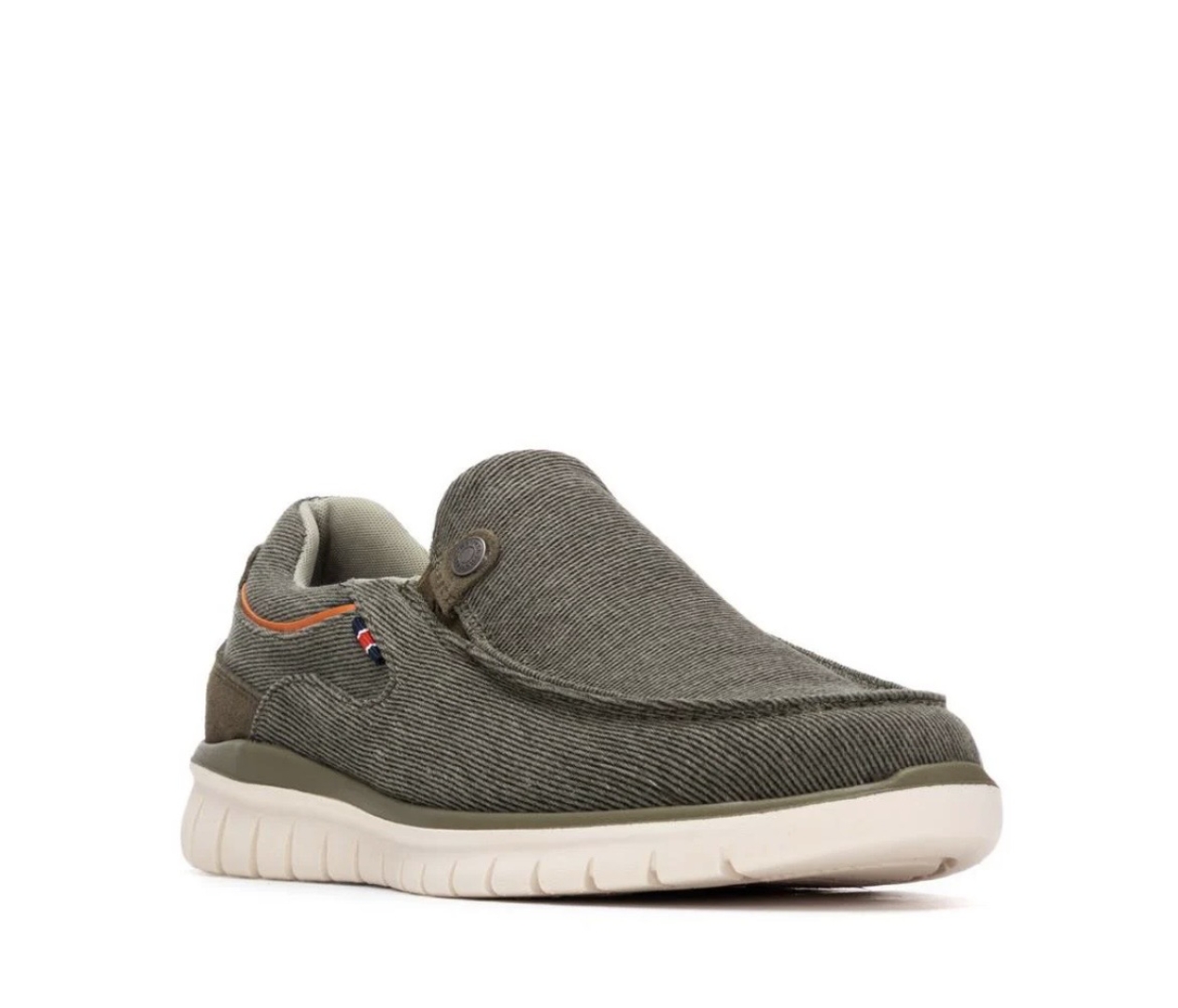 Mocasín para hombre en textil gris 175535 de REFRESHOES. H-501