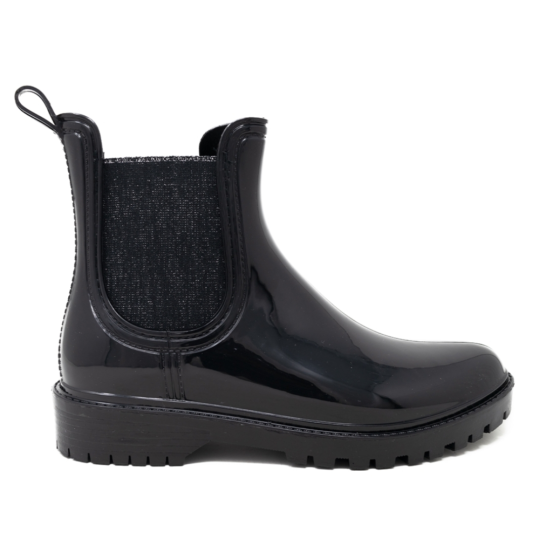 Bota de agua tobillera para mujer en negro K31114 de KELARA. T-529