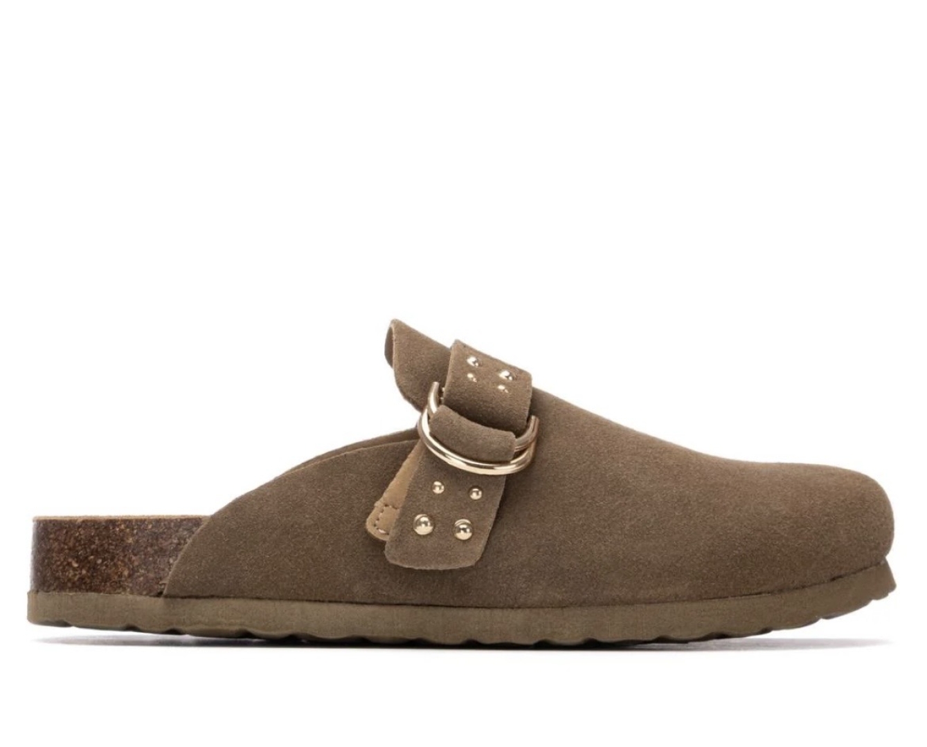 Zueco bio en color marrón taupe 175008 de REFRESHOES. M-078