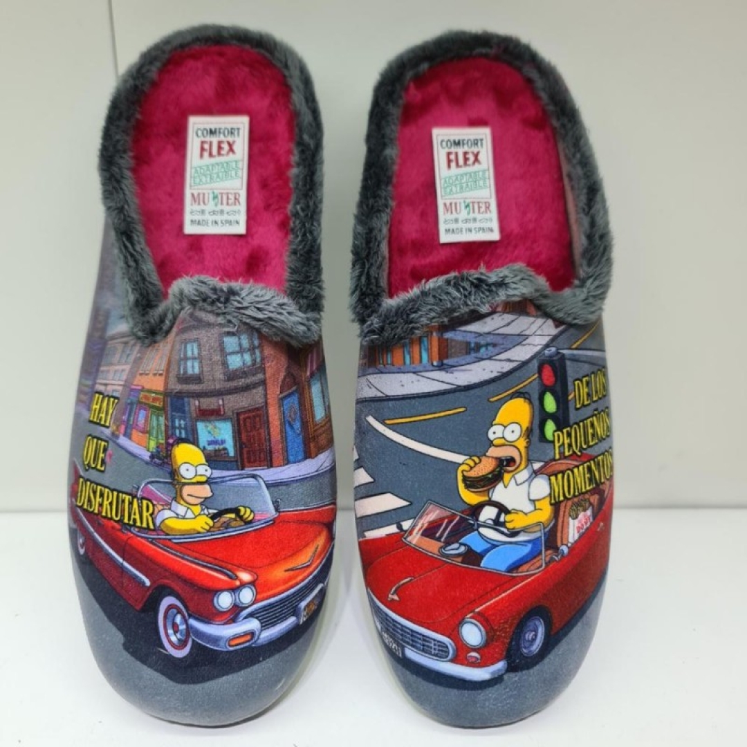 Zapatillas invierno divertidas para hombre 906 de MUYTER. T-538