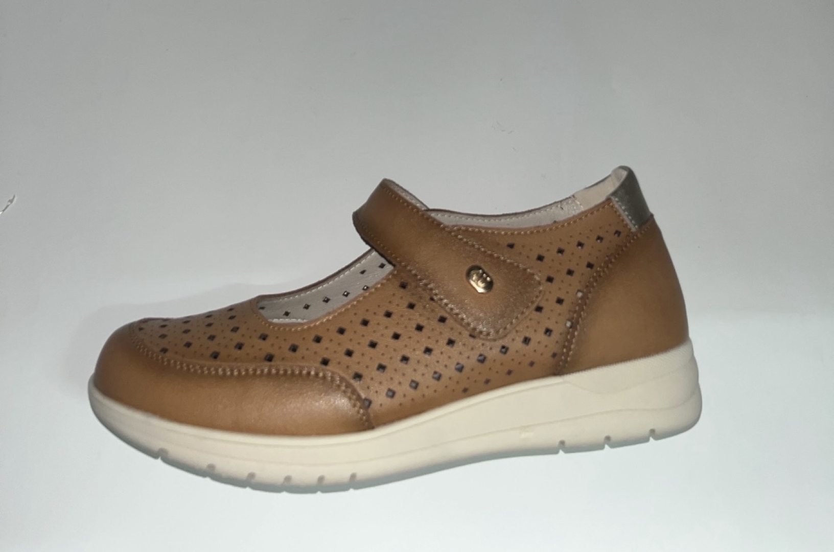 Merceditas confort en piel coló cuero R-17 de RELAX4YOU. M-538