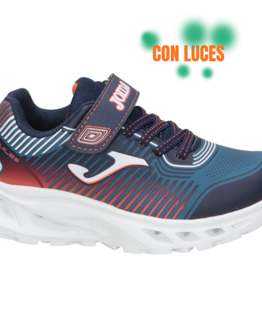 Deportivos con luces LED para niño/a Aquiles de JOMA. D-168