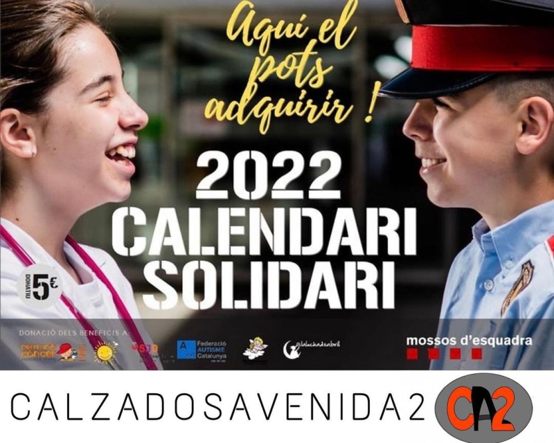 Ya tenemos el &ldquo;CALENDARI SOLIDARI DELS MOSSOS&rdquo;!!! CALZADOS AVENIDA 2 Avd. Montserrat 197 Cerca del Remolar #calendarimossos #solidari #solidaridad #elpratelmeullocalmon #elpratcomer&ccedil; #elpratdellobregat #elpratcultura #elprat #elpratgrancomer&ccedil; #calzadosavenida2