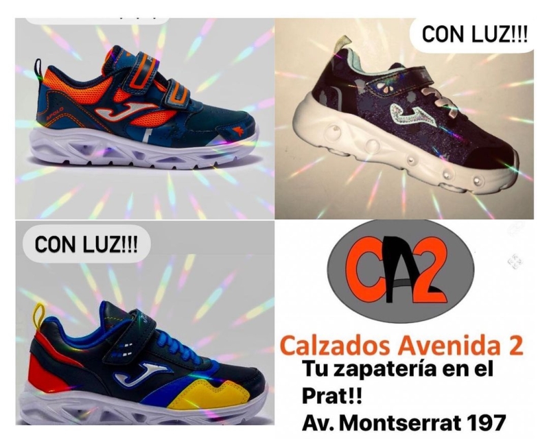 Corre!!! Que se acaban!!! CALZADOS AVENIDA 2 Avd. Montserrat 197 Cerca del Remolar #papanoel #navidad #zapatillasluces #zapatillasluminosas #deportivos #deportivasluces #deportivasni&ntilde;os #regalosnavidad #regalos #regalospapanoel #zapatillasconluces #deportivasconluces #elprat #elpratdellobregat #elpratmola #elpratelmeullocalmon #elpratcomer&ccedil; #elpratgrancomer&ccedil; #calzadosavenida2