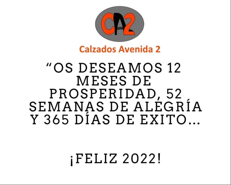 Y much&iacute;sima salud!!! CALZADOS AVENIDA 2 Avd. Montserrat 197 Cerca del Remolar #2022 #feliza&ntilde;onuevo #elprat #elpratdellobregat #elpratmola #elpratelmeullocalmon #elpratgrancomer&ccedil; #calzadosavenida2