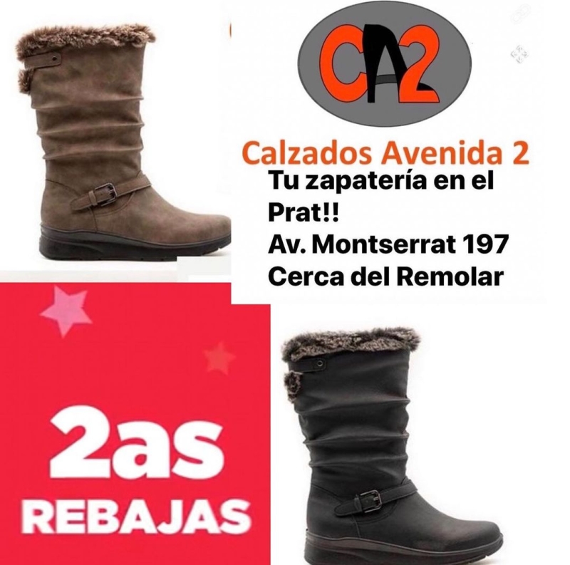 Aprovecha nuestras 2as rebajas!!! Vale la pena!!! CALZADOS AVENIDA 2 Avd. Montserrat 197 Cerca del Remolar #2asrebajas #2esrebaixes #segundasrebajas #2rebajas #botas #botasmujer #elprat #elpratdellobregat #elpratmola #elpratgrancomer&ccedil; #calzadosavenida2