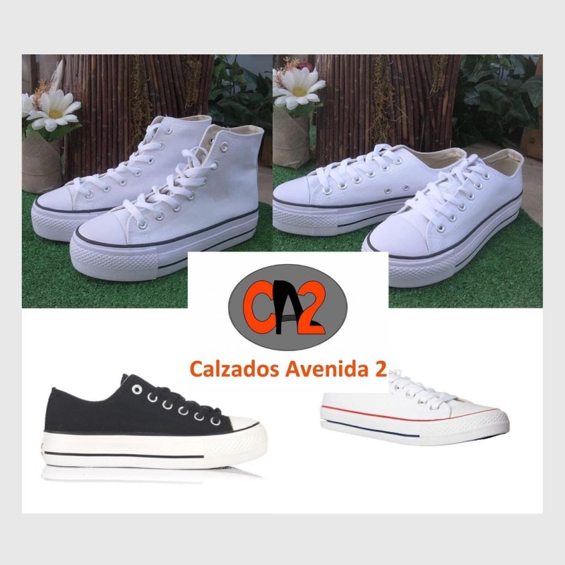 Adel&aacute;ntate a la primavera con las zapatillas de lona!!! CALZADOS AVENIDA 2 Avd. Montserrat 197 Cerca del Remolar #zapatillaslona #primavera #zapatillasblancas #lonablanca #lonasblancas #deportivasmujer #deportivaslona #zapatillaslonanegra #zapatillasbota #elprat #elpratdellobregat #elpratmola #elpratelmeullocalmon #elpratgrancomer&ccedil; #calzadosavenida2