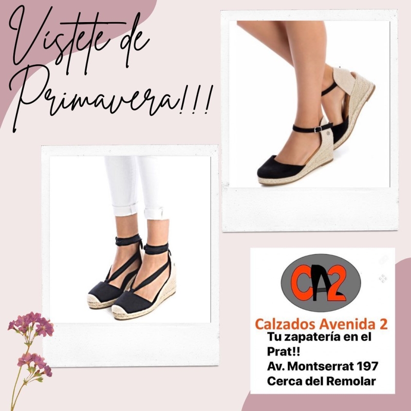 Perfectas para todos tus loocks!!! CALZADOSAVENIDA2.com Avd. Montserrat 197 Cerca del Remolar #refreshoes #refresh #espardeñas #valencianas #zapatillascuña #calzadocomodo #ss22 #nuevacoleccion #newcollection #veganshoes #calzadomujer #elpratelmeullocalmon #elprat #elpratdellobregat #elpratgrancomerç #elpratcomerç #comerçlocal #calzadosavenida2