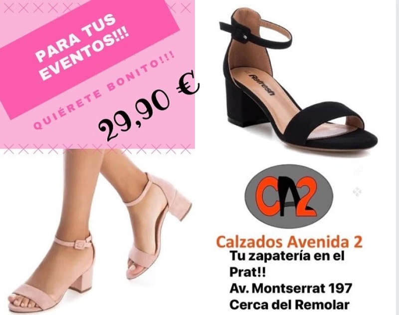 Este año sí!!! Bodas, bautizos y comuniones!!! Cenitas con los amigos!!! Quiérete bonito!!! calzadosavenida2.con Avd. Montserrat 197 Cerca del Remolar #zapatosparaeventos #refresh #zapatofiesta #zapatosnude #zapatospulsera #zapatosvestir #shoes #ss22 #tendencia #tendencias #elprat #elpratdellobregat #elpratmola #elpratelmeullocalmon #castelldefels #cornella #viladecans #gava #santboi #hospitalet #elpratgrancomerç #decomprat #calzadosavenida2