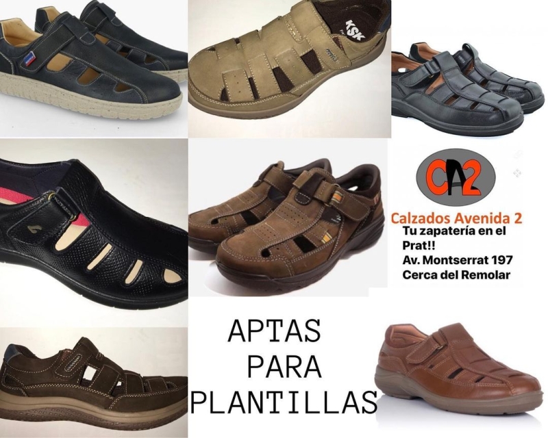 Si llevas plantillas ortopédicas no renuncies a ir fresquito!!! calzadosavenida2.com Avd. Montserrat 197 Cerca del Remolar #plantillasortopedicas #sandaliashombre #sandaliaspiel #plantillaextraíble #luisetti #route83 #kasaka #elprat #elpratdellobregat #elpratgrancomerç #elpratcomerç #castelldefels #viladecans #santboi #gavamar #hospitalet #calzadosavenida2