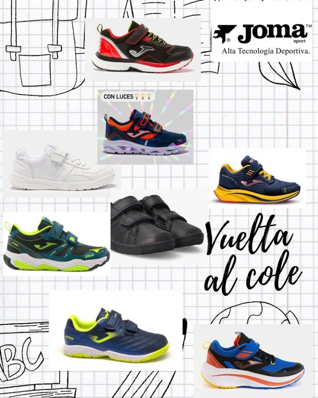 Vuelta al cole!!! calzadosavenida2 Avd. Montserrat 197 Cerca del Remolar #joma #deportivos #deportivosniños #bambas #zapatillas #vueltaalcole #elprat #elpratdellobregat #elpratmola #elpratgrancomerç #elpratcomerç #castelldefels #cadtelldefelsplatja #castelldefelsplaya #gava #gavamar #viladecans #santboi #santboidellobregat #cornella #calzadosavenida2