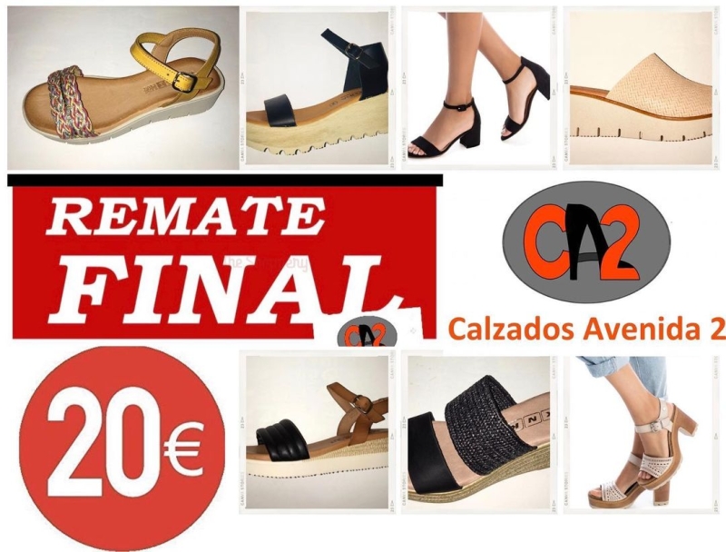 REMATE FINAL DE TEMPORADA!!! calzadosavenida2.com Avd. Montserrat 197 Cerca del Remolar #rematefinal #rebajas #superrebajas #todoa20 #elprat #elpratdellobregat #elpratcomerç #elpratgrancomerç #castelldefels #cadtelldefelsplatja #castelldefelscomerç #gava #gavamar #viladecans #santboidellobregat #santboi #cornella #santcliment #calzadosavenida2