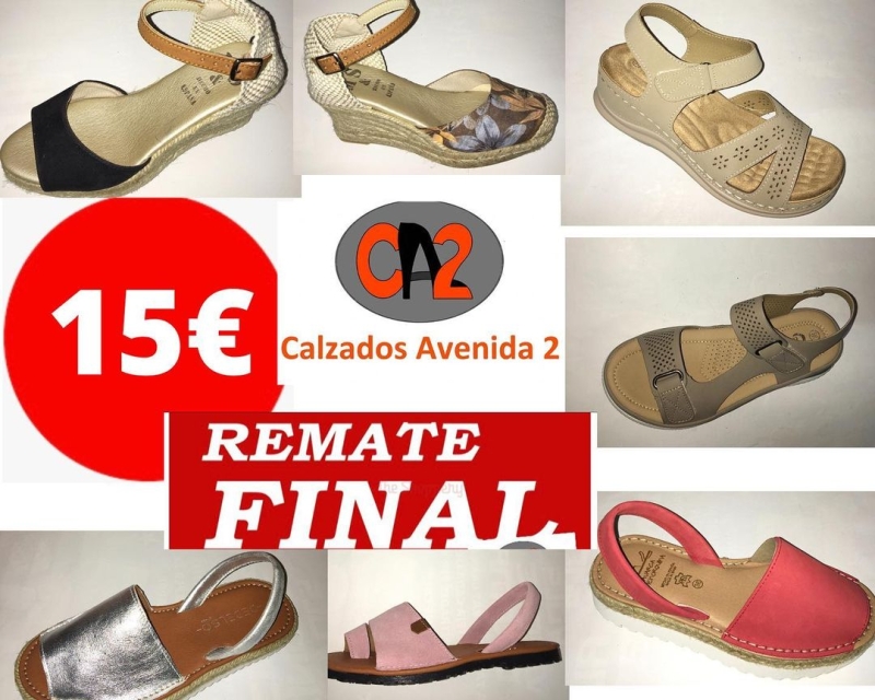 REMATE FINAL DE TEMPORADA!!! calzadosavenida2 Avd. Montserrat 197 Cerca del Remolar #rebajas #rematefinal #superrebajas #elprat #elpratdellobregat #elpratcomerç #elpratgrancomerç #cornella #santboi #santboidellobregat #santboicomerç #castelldefelscomerç #castelldefels #gava #gavamar #viladecans #calzadosavenida2