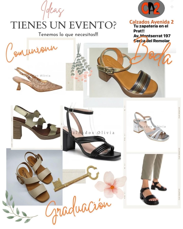 Zapatos de fiesta cómodos y combinables para tus eventos de mayo!!! CALZADOS AVENIDA 2 Avda. Montserrat 199 Cerca del Remolar #zapatosdefiesta #zapatosfiesta #zapatosboda #zapatosplateados #zapatostacones #zapatosplataforma #eventos #comuniones #bodas #graduaciones #elpratdellobregat #elpratdellobregat #elpratgrancomerç #sandaliastacon #castelldefels #santboidellobregat #santboidellobregat #gava #gavaplaya #castelldefelsplatja #viladecans #santclimentdellobregat #hospitalet #calzadosavenida2