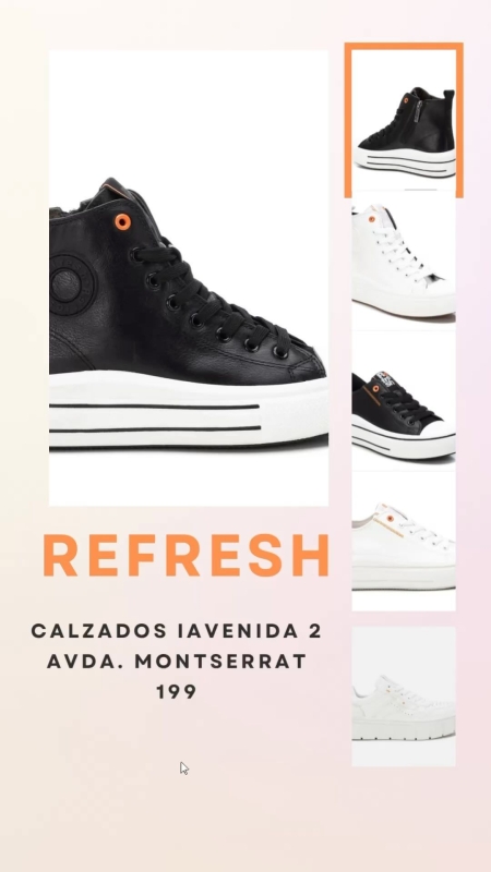 Activa tu día con estilo!!! CALZADOSAVENIDA2.COM Avda. Montserrat 199 Cerca del Remolar #refresh #deportivos #botadeportiva #básicos #santboi #elpratdellobregat #elprat #castelldefels #viladecans #elpratgrancomerç #hospitalet #cornella #elpratelmeullocalmon #calzadosavenida2