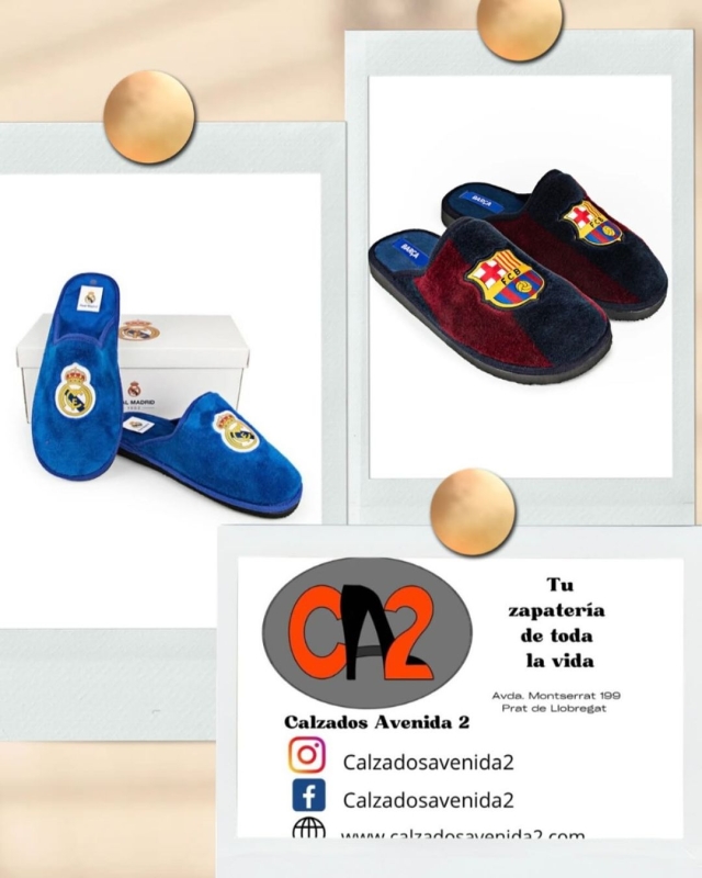 Ya las tenemos!!! CALZADOSAVANIDA2.COM Avda. Montserrat 199 Cerca del Remolar #barça #madrid #fcbarcelona #realmadrid #zapatillascasa #zapatillascasa #elpratcomerç #elpratalmeullocalmon #elpratdellobregat #elprat #elpratgrancomerç #hospitalet #santboi #santclimentdellobregat #cornella #calzadosavenida2